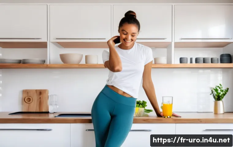 소변 배출 장애로 인한 잔뇨감 해결법 - **Prompt 1: The Subtle Questioning**
    "A candid medium shot of an adult woman in her late 30s to ...